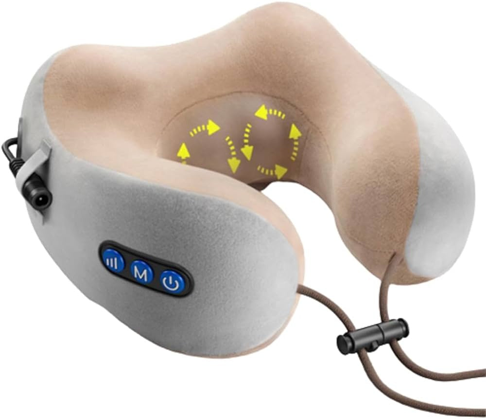 Rechargeable Neck and Shoulder Massager U-Shaped Pillow